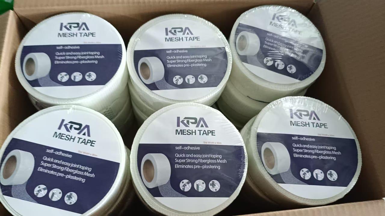 KPA self-adhesive fiberglass mesh joint tape rolls